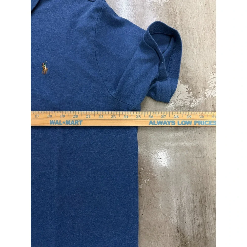 Polo Ralph Lauren Mens XL Classic Fit Polo Shirt Blue Pony Cotton